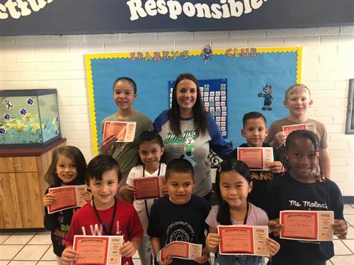 students of the month